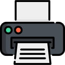 Business cards print product icon